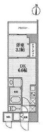 ジニア深川住吉 809 間取り図