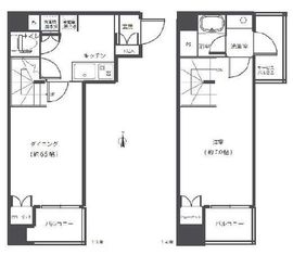 グラーサ銀座イースト 13階 間取り図