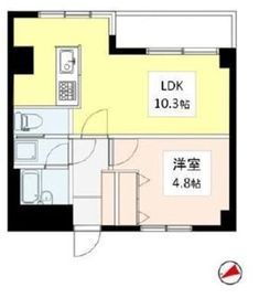 西新宿フォレストアネックス 604 間取り図