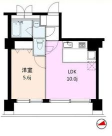 西新宿フォレストアネックス 504 間取り図