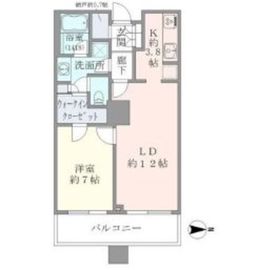 ブリリアタワー東京 12階 間取り図
