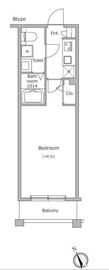 ラクラス四谷三丁目 302 間取り図