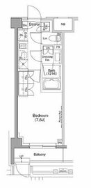 ザ・パークハビオ柿の木坂 103 間取り図