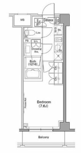 ザ・パークハビオ柿の木坂 202 間取り図