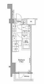 ザ・パークハビオ柿の木坂 305 間取り図