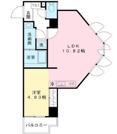 サウサリート高輪 401 間取り図