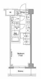 ザ・パークハビオ柿の木坂 204 間取り図