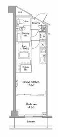 ザ・パークハビオ柿の木坂 315 間取り図