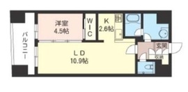 エスティメゾン銀座 1408 間取り図