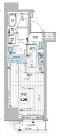 メインステージ三田アーバンスクエア 10階 間取り図