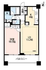 テラス渋谷美竹 4階 間取り図