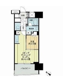 ライオンズ千代田三崎町 3階 間取り図