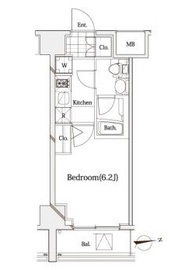 ガリシア代々木 7階 間取り図