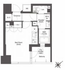 コンフォリア新中野 316 間取り図