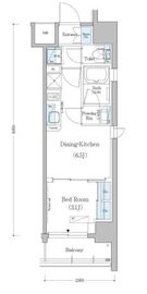 アーバネックス浅草 204 間取り図