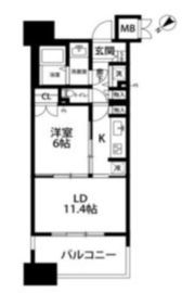 晴海テラス 2階 間取り図