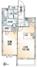 セレニティー原宿 302 間取り図