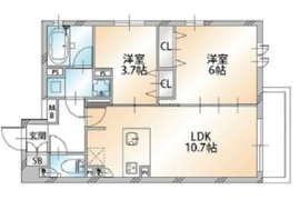 セレニティー原宿 101 間取り図