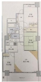 ステーションフロントタワー 18階 間取り図