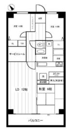 月島ホームズ 13階 間取り図