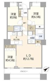 エアライズタワー 16階 間取り図