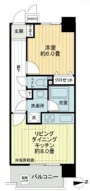 ライオンズマンション白金台 6階 間取り図