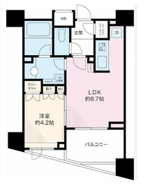 シティハウス代々木ステーションコート 3階 間取り図