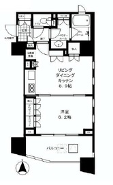 シティハウス代々木ステーションコート 3階 間取り図