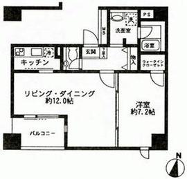 カッシア神田レジデンス 804 間取り図