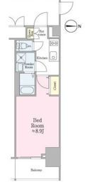 クロスレジデンス飯田橋 909 間取り図