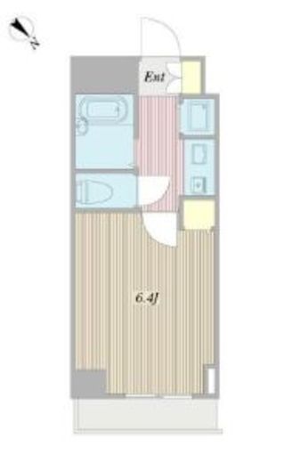 プロシード日本橋本町 508 間取り図