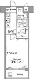 ニッコーアパートメントハウス 403 間取り図