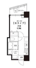 コンフォルト芝公園 702 間取り図