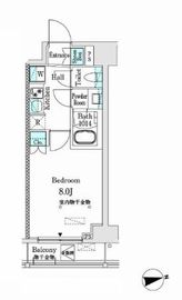 市谷仲之町ビューアパートメント 202 間取り図