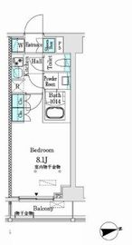 市谷仲之町ビューアパートメント 204 間取り図