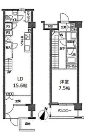 ニューシティアパートメンツ亀戸 209 間取り図