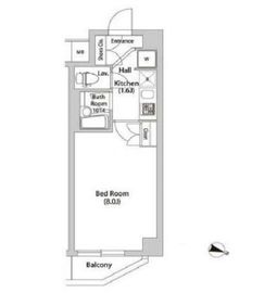 リペリアン中目黒 302 間取り図