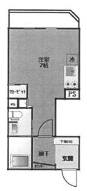 ルネサンスコート神楽坂 202 間取り図