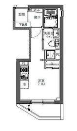 ルネサンスコート神楽坂 302 間取り図