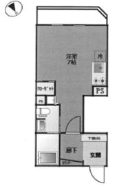 ルネサンスコート神楽坂 402 間取り図