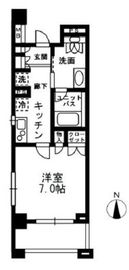 レジディア中落合 C509 間取り図