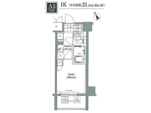 コンフォリア春日富坂 304 間取り図
