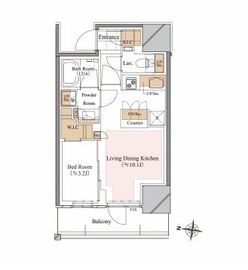 ブランシエスタ白山 302 間取り図