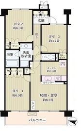 クラッサ目黒かむろ坂 302 間取り図