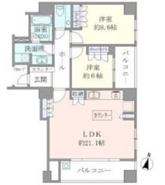 ホーマット三番町 606 間取り図