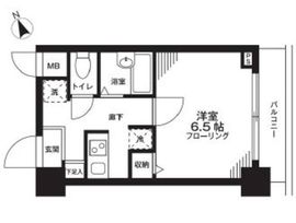 レキシントン・スクエア曙橋 810 間取り図