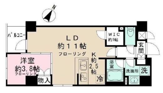 日本橋ルーツ 302 間取り図