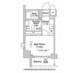 エミネンス高輪台 207 間取り図