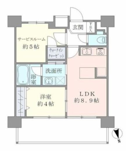 CASA EST CORTA 1002 間取り図