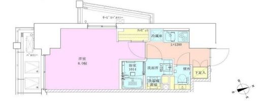 門前仲町レジデンス九番館 612 間取り図